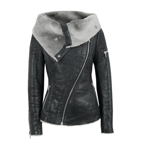REX Fur leather Women's Jacket - Picture 4 of 4